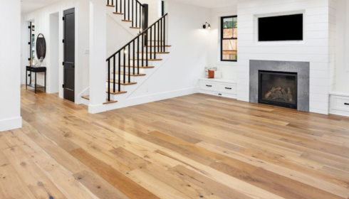 Hardwood floor refinishing
